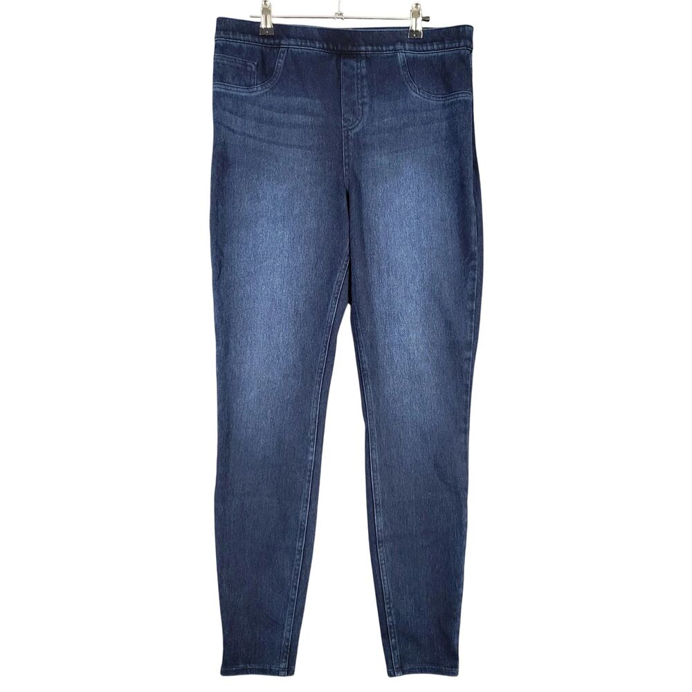 SPANX 20018T Blue Jean-Ish Ankle Legging High Rise Jegging Pull On Jeans SIZE XL